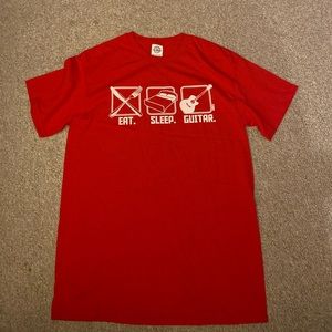 Eat Sleep Guitar tee